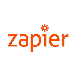 Zapier logo in bright orange, representing automation and integration solutions for businesses. Ideal for enhancing productivity and workflow on the related webpage.