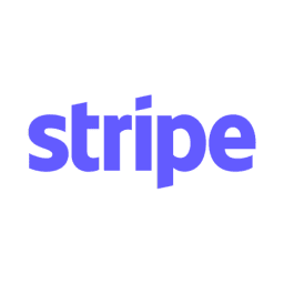 Alt text: Stripe logo in a vibrant purple background, representing easy online payment solutions for businesses.