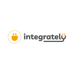 Logo of Integrately, a platform for automating workflows and integrating applications, displayed in a clean and modern design.